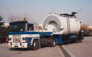 Transporte especial de una caldera