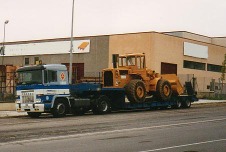 Transporte de excavadora